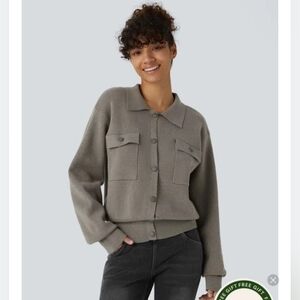 Halara Pocket Long Sleeve Casual Sweater